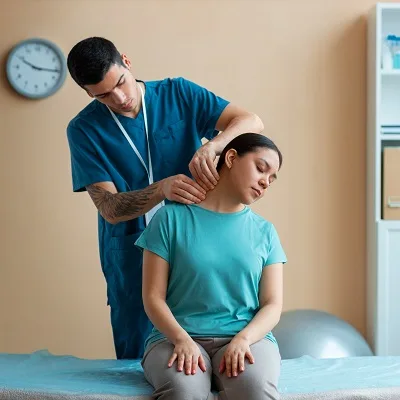 Physiotherapy treatment session